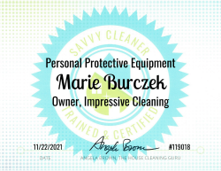 Mariz Burczek Personal Protective Equipment Savvy Cleaner Training