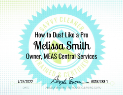Melissa Smith Dust Like a Pro Savvy Cleaner Training