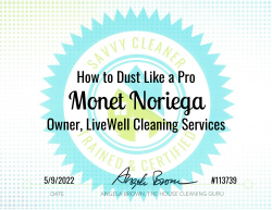 Monet Noriega Dust Like a Pro Savvy Cleaner Training