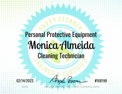 Monica Almeida Personal Protective Equipment Savvy Cleaner Training