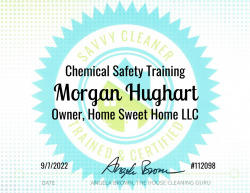 Morgan Hughart Chemical Safety Training Savvy Cleaner Training