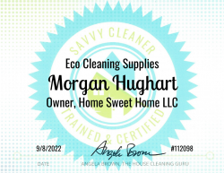 Morgan Hughart Eco Cleaning Supplies Savvy Cleaner Training