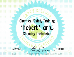 Robert Farhi Chemical Safety Training Savvy Cleaner Training