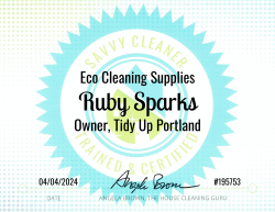 Ruby Sparks Eco Cleaning Supplies Savvy Cleaner Training