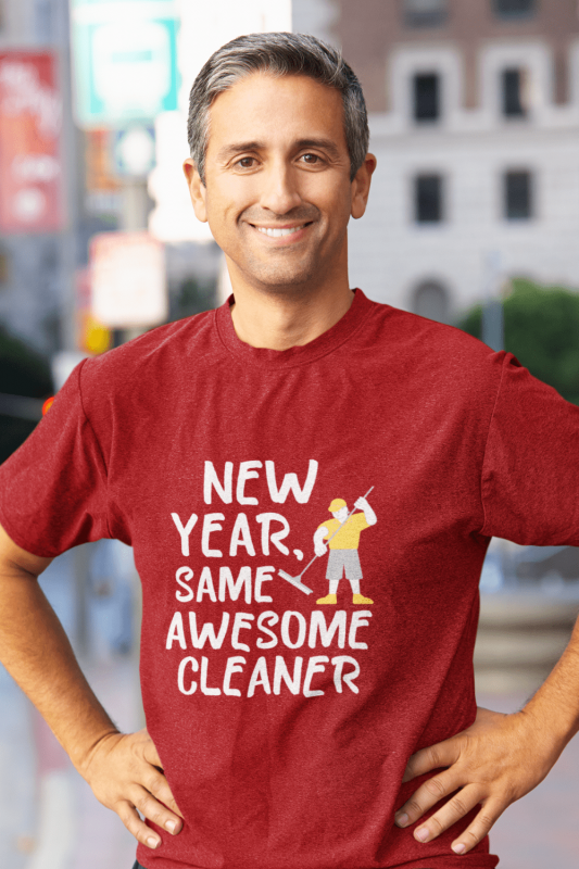 Same Awesome Cleaner Savvy Cleaner Funny Cleaning Shirts Men's Standard T-Shirt