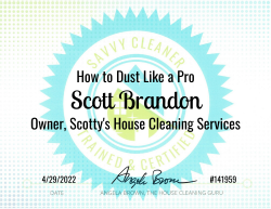 Scott Brandon Dust Like a Pro Savvy Cleaner Training