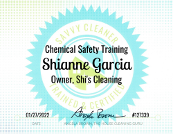 Shianne Garcia Chemical Safety Training Savvy Cleaner Training 1000x772