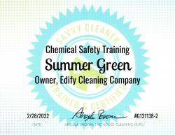 Summer Green Chemical Safety Training Savvy Cleaner Training
