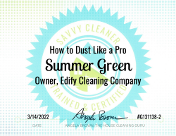 Summer Green Dust Like a Pro Savvy Cleaner Training