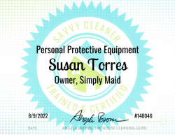 Susan Torres Personal Protective Equipment Savvy Cleaner Training