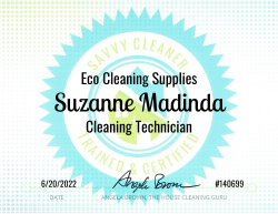 Suzanne Madinda Eco Cleaning Supplies Savvy Cleaner Training