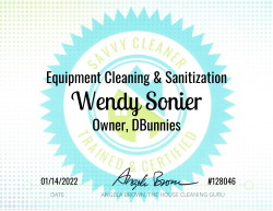 Wendy Sonier Equipment Cleaning and Sanitization Savvy Cleaner Training 1000x772