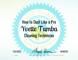 Yvette Tumba Dust Like a Pro Savvy Cleaner Training